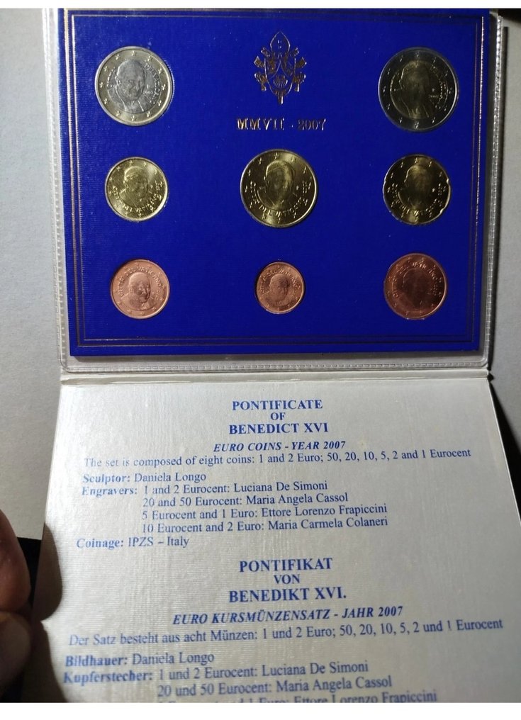 Vaticaan. Year Set (BU) 2007 (Zonder minimumprijs) #1.0