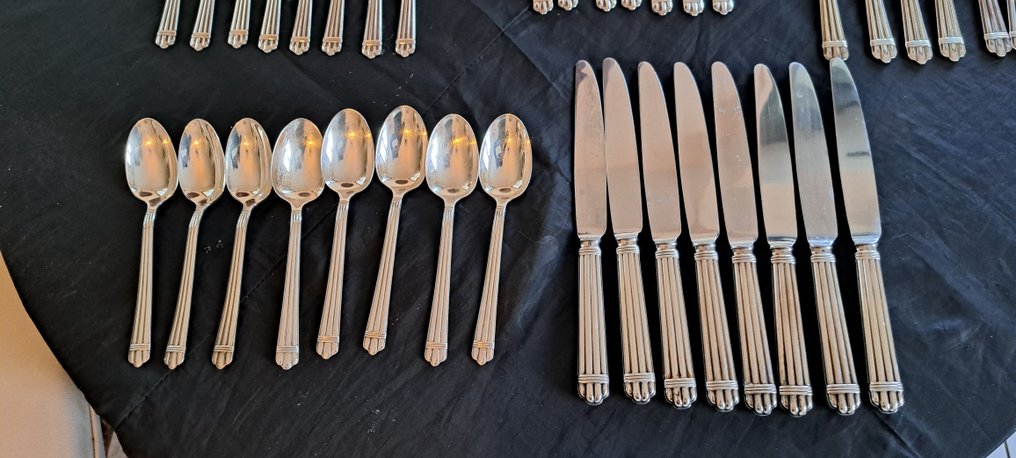 Christofle - Table service for 6 (53) - Aria - Silverplated #1.0