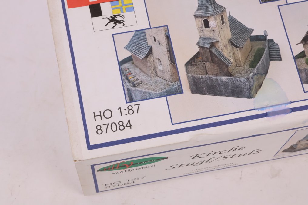 Tilly Models H0 - 87084 - Κιτ κατασκευής τρένων μοντελισμού (1) - Σετ κατασκευής από ρητίνη: Εκκλησία Stugl/Stuls #3.2