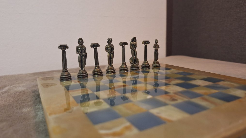 Σετ σκακιού - Ancient Greek Methodology Chess Set - Μάρμαρο #1.0