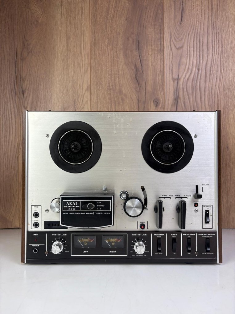 Akai - 4000DS Mk2 - 3头 / 4轨 / 2速 盤式磁帶音頻 #4.3