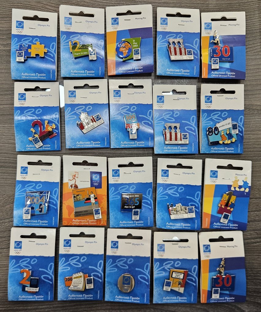 奥运会 - 2004 - Pin 系列 Odysseus（20 个引脚）  #1.0