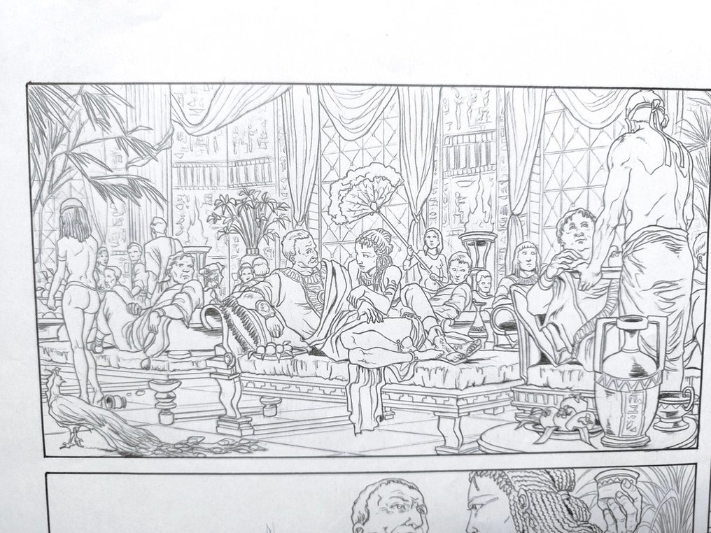 Annabel (Blusseau, Annabel) - 1 Original preliminary page - Roma - Tuer César - 2016 #1.0