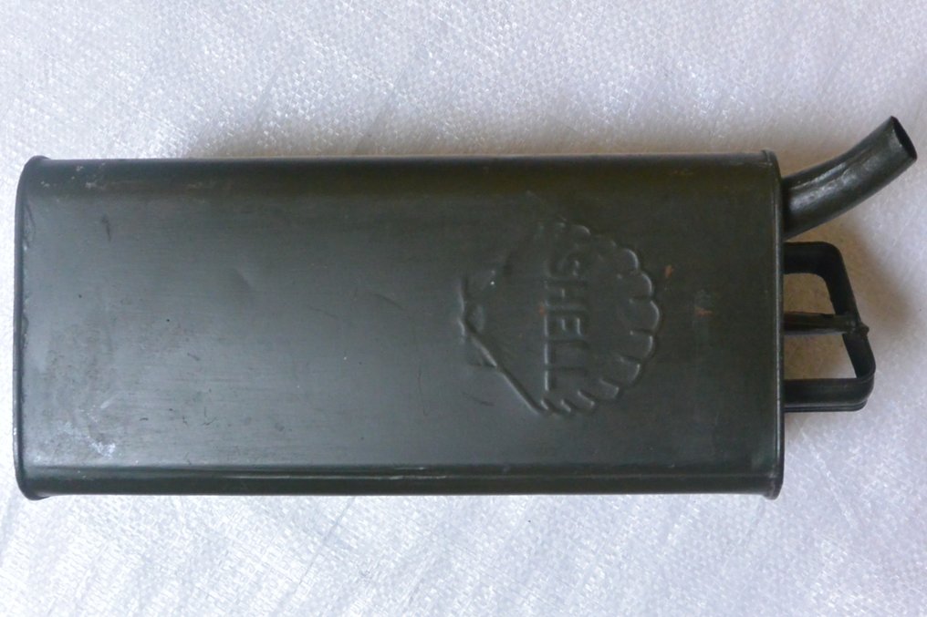 Polttoainesäiliö (5) - Shell - Benzinekan 10L - 1960-1970 #4.3