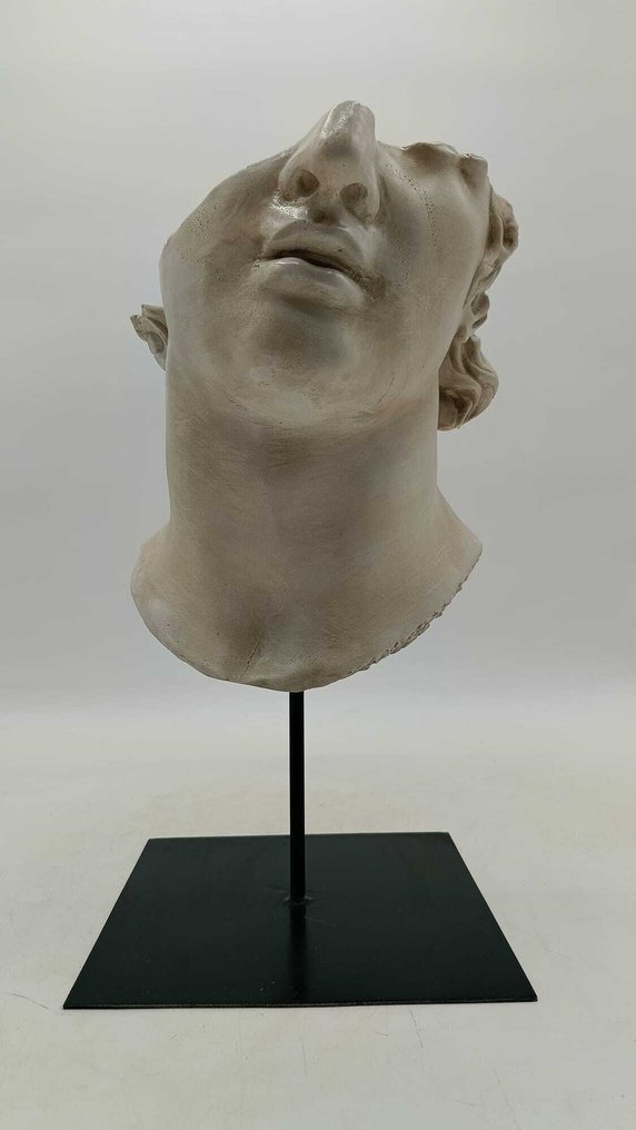 雕塑, Volto di Alessandro Magno - 37 cm - 大理石粉 #1.0
