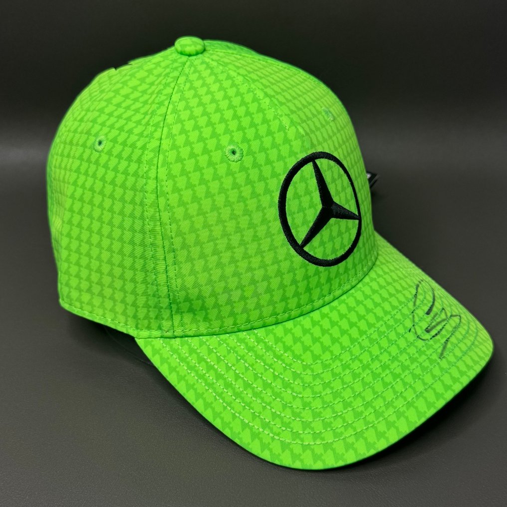 Mercedes - Grønn sesong-kappe - Lewis Hamilton - 2023 - Idrettscaps #2.1