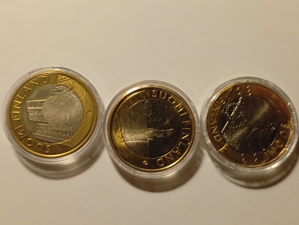Φινλανδία. 5 Euro 2011/2018 (9 monete)  (χωρίς τιμή ασφαλείας) #4.3