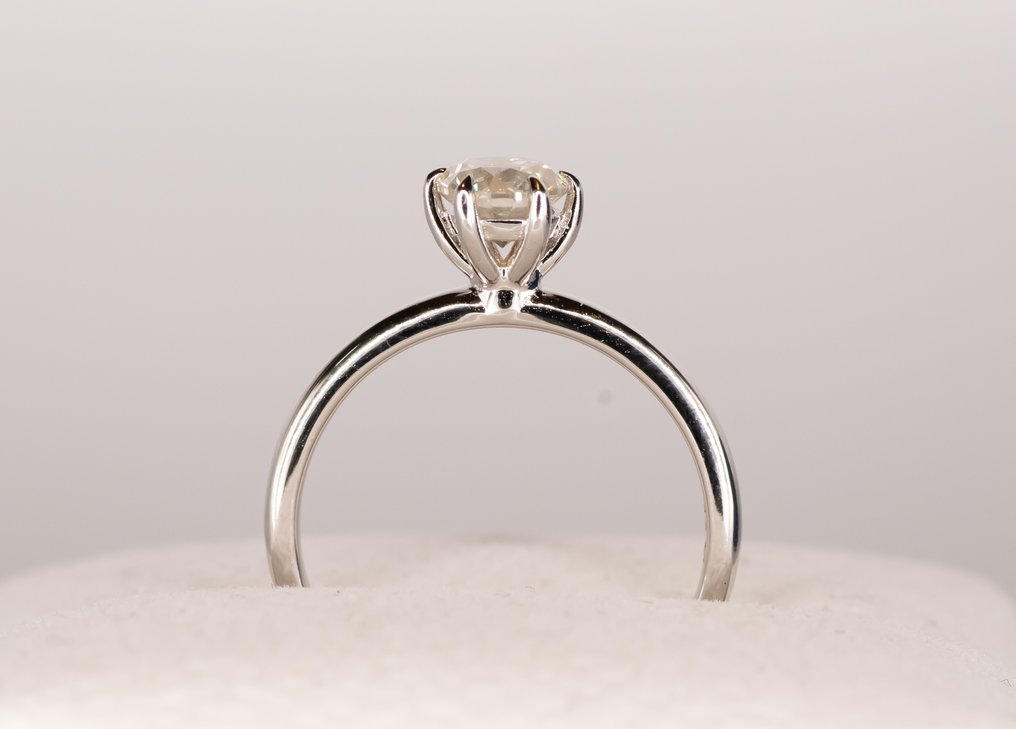 χωρίς τιμή ασφαλείας - Δαχτυλίδι - 14 καράτια Λευκός χρυσός - 0.70ct. tw. Διαμάντι (Φυσικό) - Elegant solitaire δαχτυλίδι #2.1