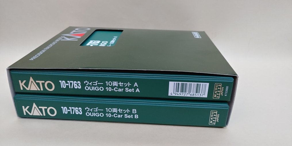 Kato N - 10-763 - Train unit (2) - TGV Ouigo, 10 parts - SNCF #1.0