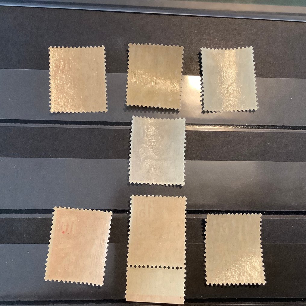 Frankrike 1900 - Mouchon sentrert - Yvert 112/118 #4.3