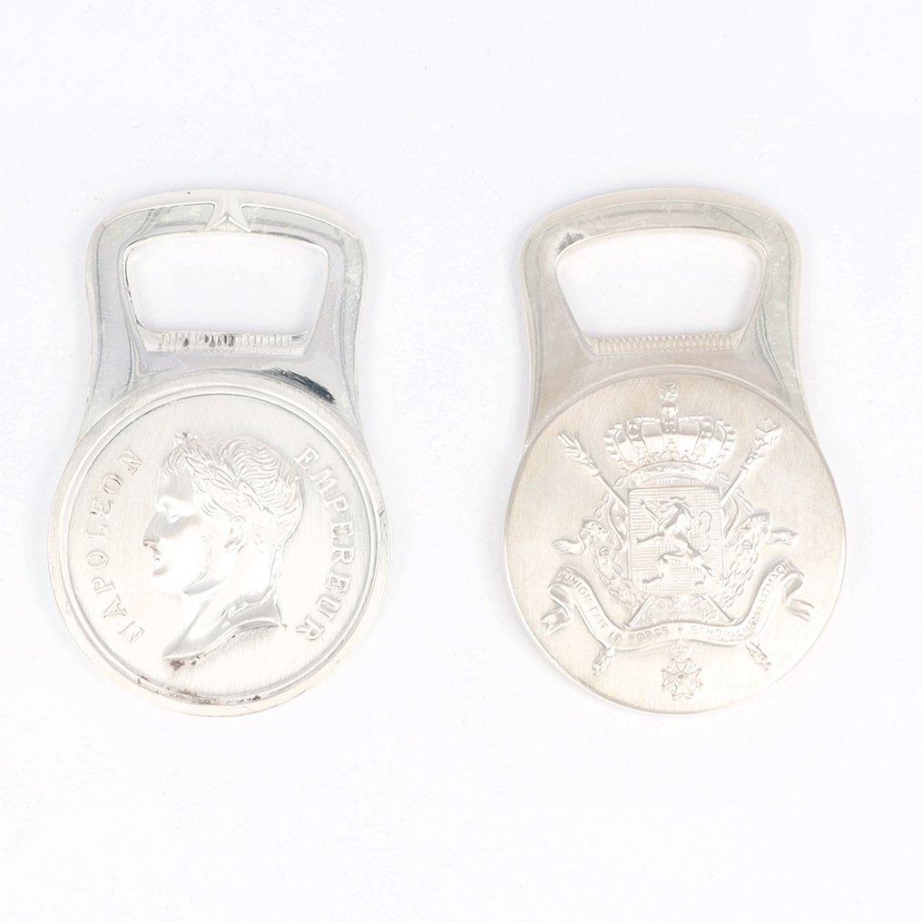 NO RESERVE - Christofle - Bottle opener (2) - Silverplated #1.0