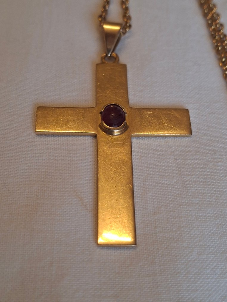 没有保留价 - 吊坠项链 - 18K包金 黄金 #1.0