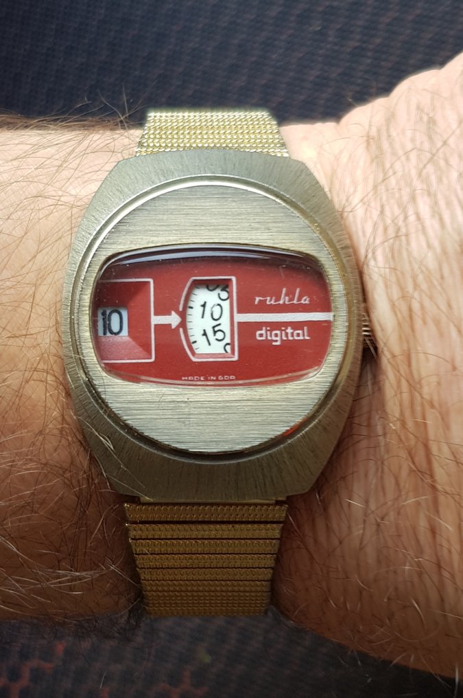 Ruhla - Digital - Jump Hour - No Reserve Price - Unisex - 1970-1979  #1.0