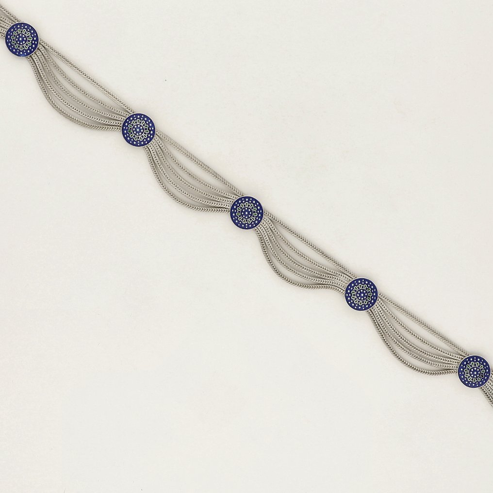 Senza Prezzo di Riserva - Collana Argento - Emaille #2.1