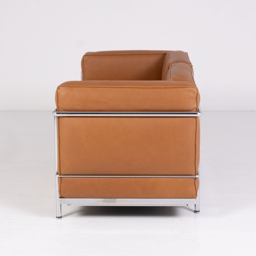 Cassina - Charlotte Perriand, Le Corbusier, Pierre Jeanneret - Soffa - LC2 - Läder, Stål #3.2