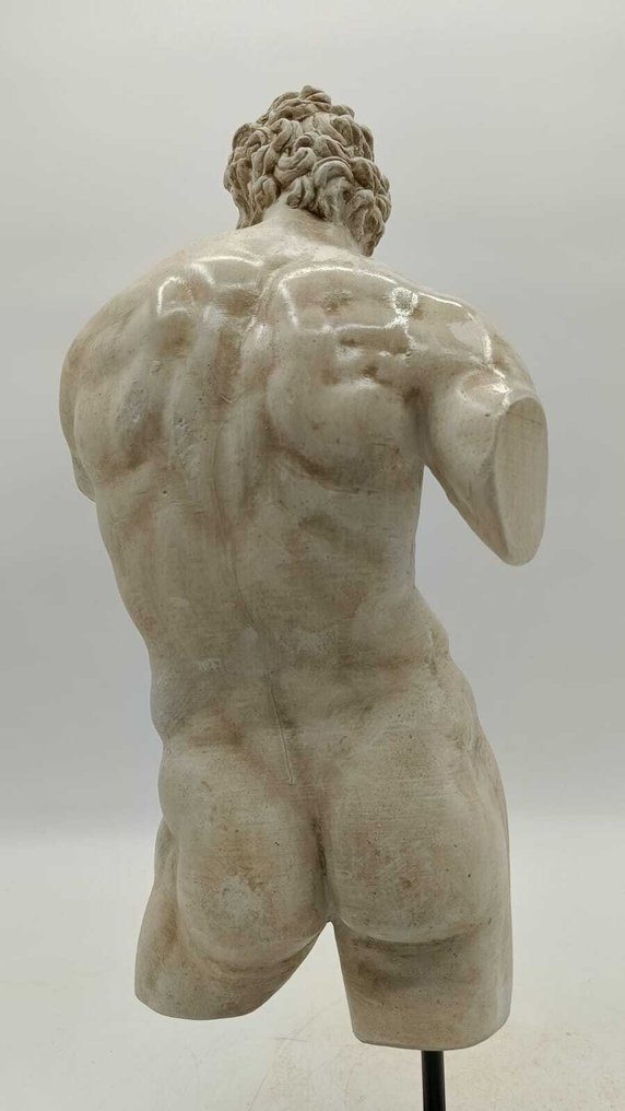 Sculpture, Torso di Poseidone - 46 cm - marble dust #3.2