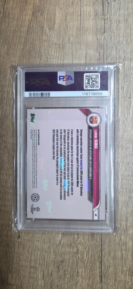 2024/25 Topps Now UCL Lamine Yamal #149 - PSA 10 - 1 Graded card #3.2