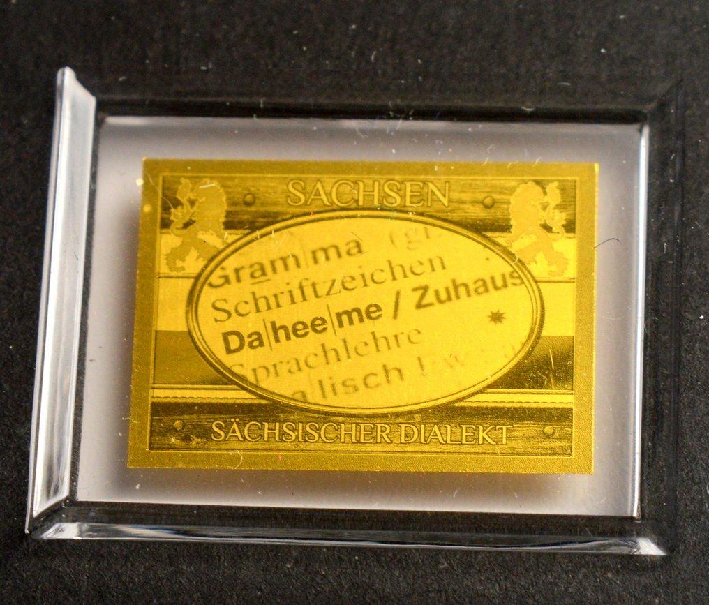 Chad. 3000 Francs 2020 - Hamburg Philharmonic, Sachsen Dialect - 1/500oz (.999) - (2 coins) (No Reserve Price) #2.1