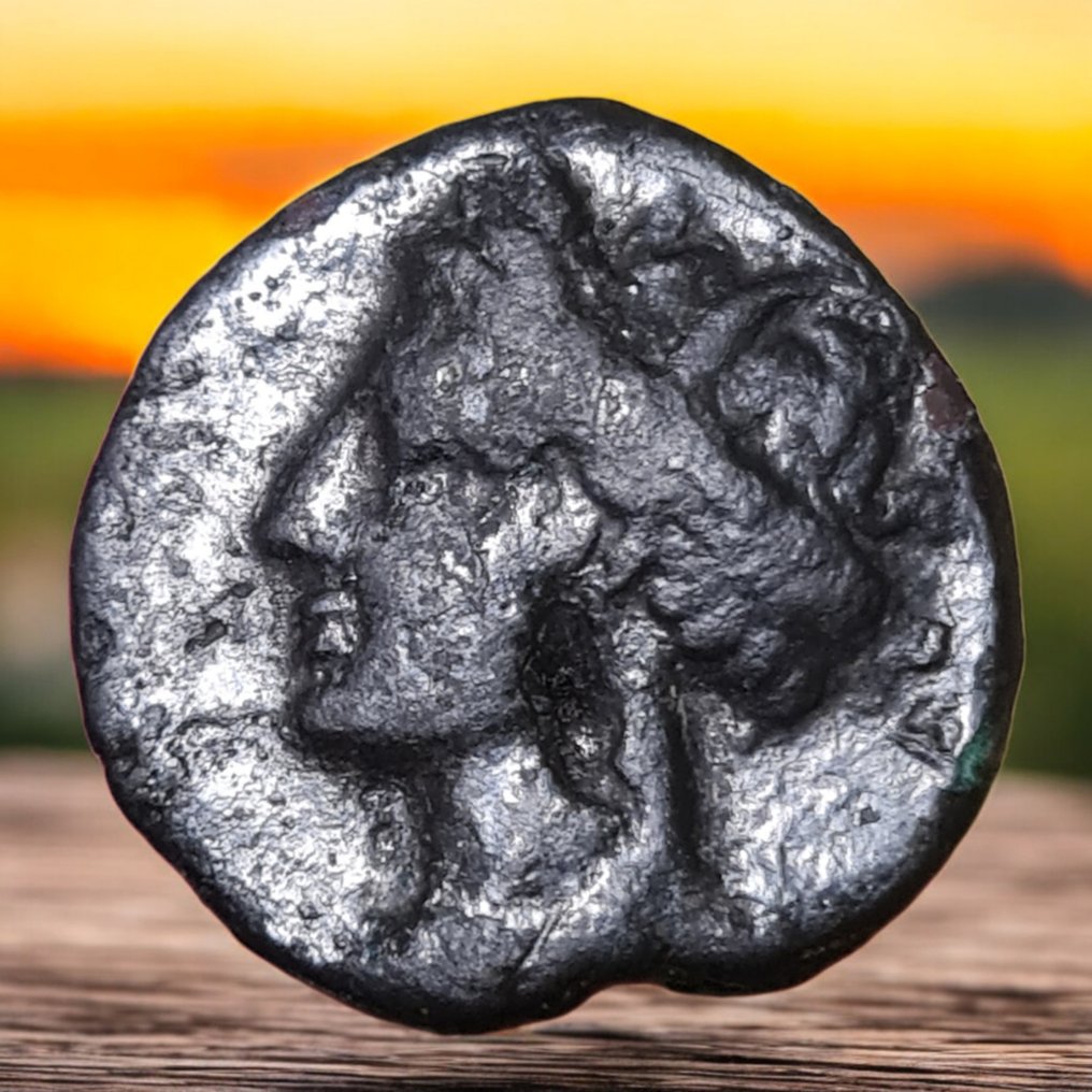 Zeugitana, Carthago. 300-264 BC. Æ (Zonder Minimumprijs) #1.0