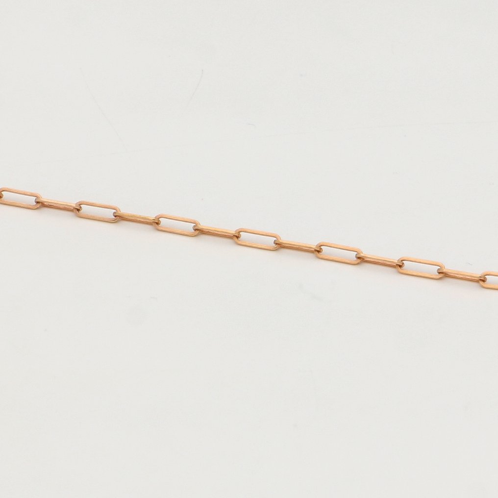 项链 - 14K包金 玫瑰金 钻石 (天然)  #3.2