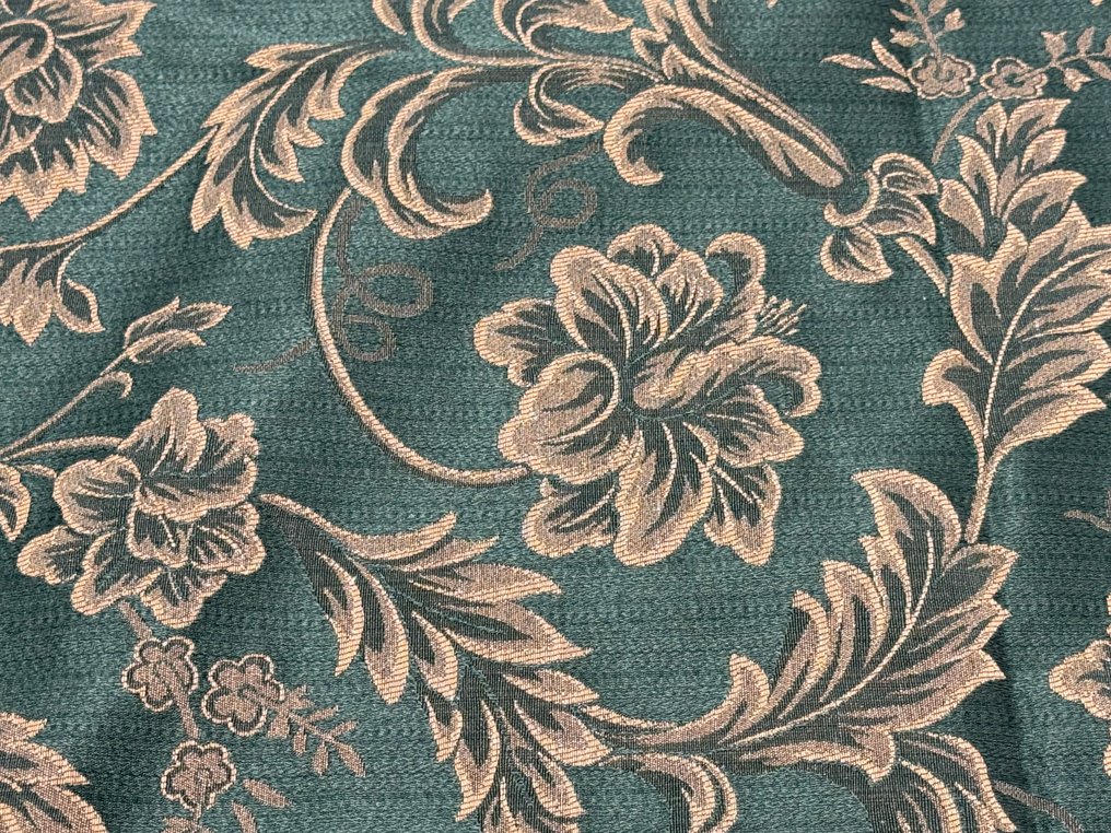 Imperial Bloom on Victorian Green - Upholstery fabric - 2.7 m - 2.8 m #2.1