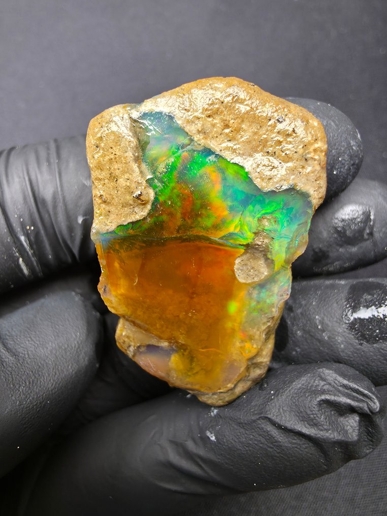 95.40克拉天然水晶蛋白石 粗糙- 19.08 g #2.1