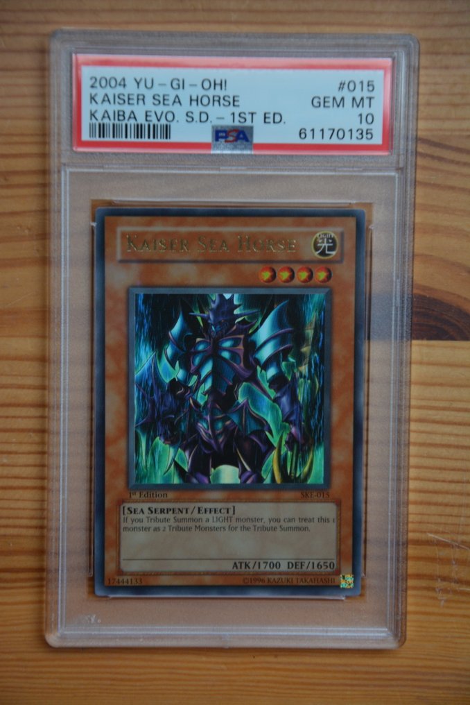 Nintendo - 1 Graded card - Yu-Gi-Oh! - Kaiser Sea Horse #015 Édition limitée - PSA 10 #1.0