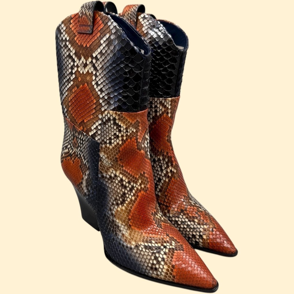 Santoni-Python - Καουμπόικες μπότες - Mέγεθος: EU 38 #4.3