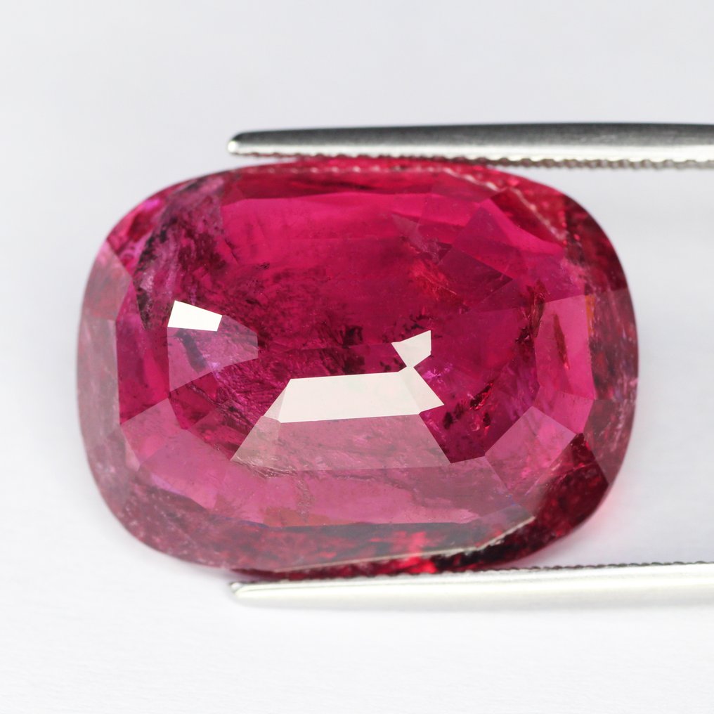 1 pcs  粉色, 紅色 電氣石  - 27.31 ct - 國際有色寶石協會 (ICA GemLab) - Rubilite稀有宝石 无热处理 #2.1