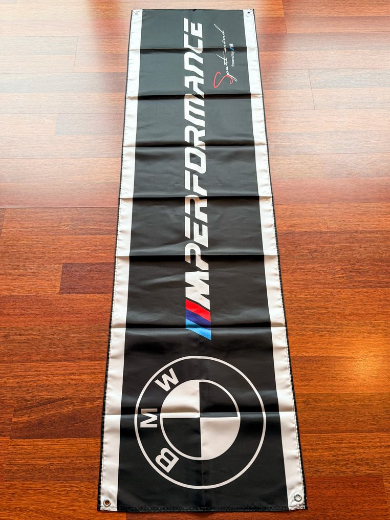 Drapeau - BMW - M Performance Signature – Racing Banner – 180 × 45 cm #1.0