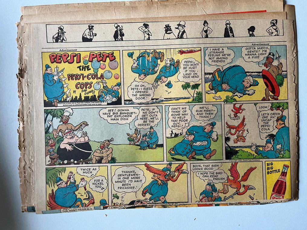 Winnie Winkle - Mickey Mouse, Cranberry Bogs, Disney Tales and others - 500 Newspaper pages & strips - 1933/1950 #4.3
