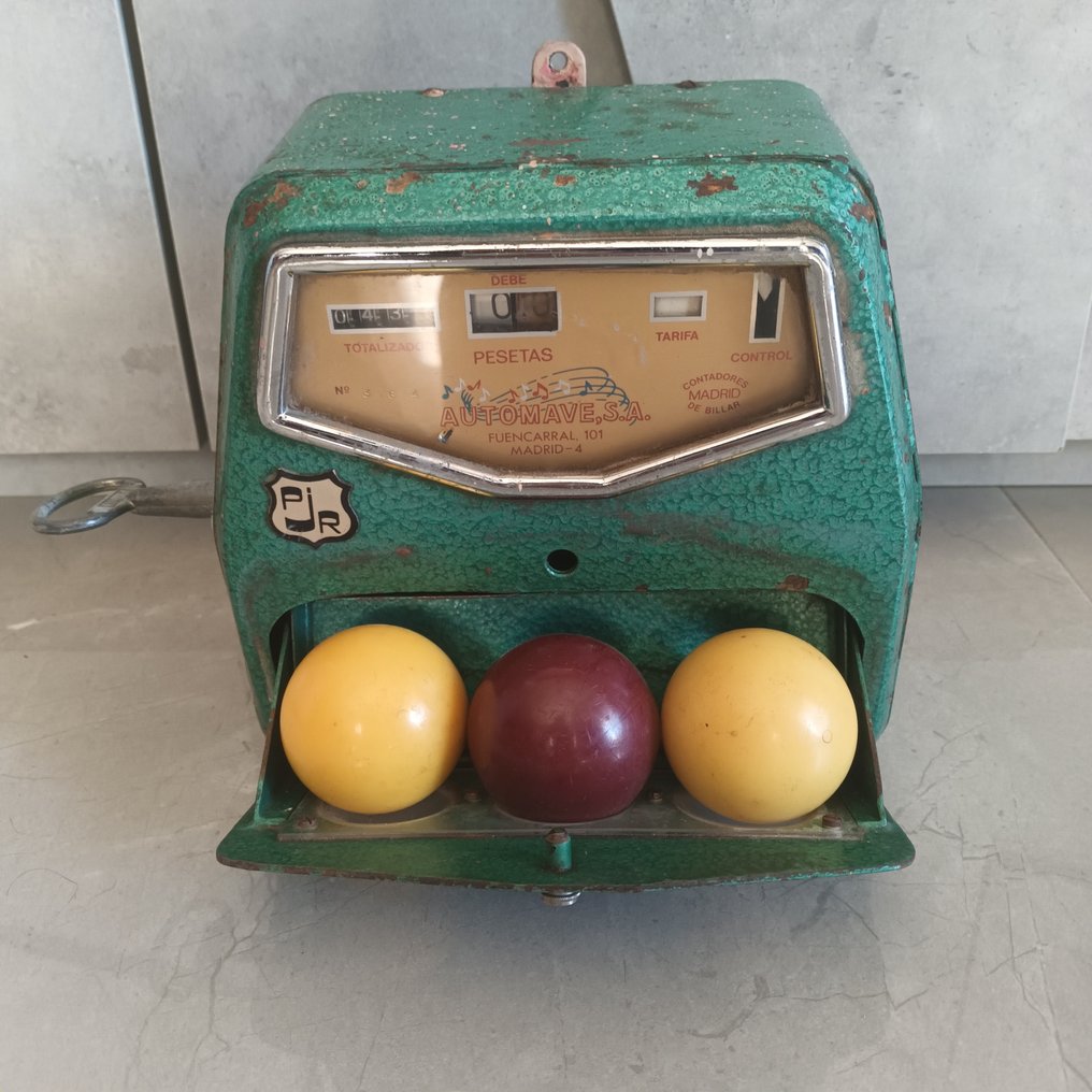 Automave S.A. Contadores de billar Madrid - Distributore automatico - PJR - Contatore da biliardo  #1.0