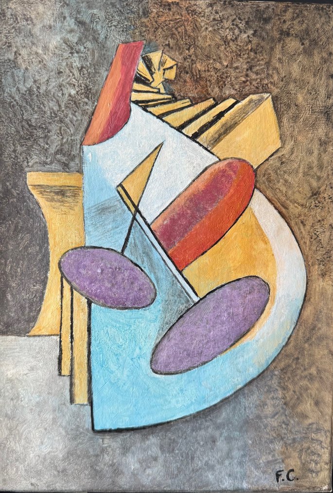 After Franciska Clausen (1899-1986) - Composition abstraite géométrique #1.0