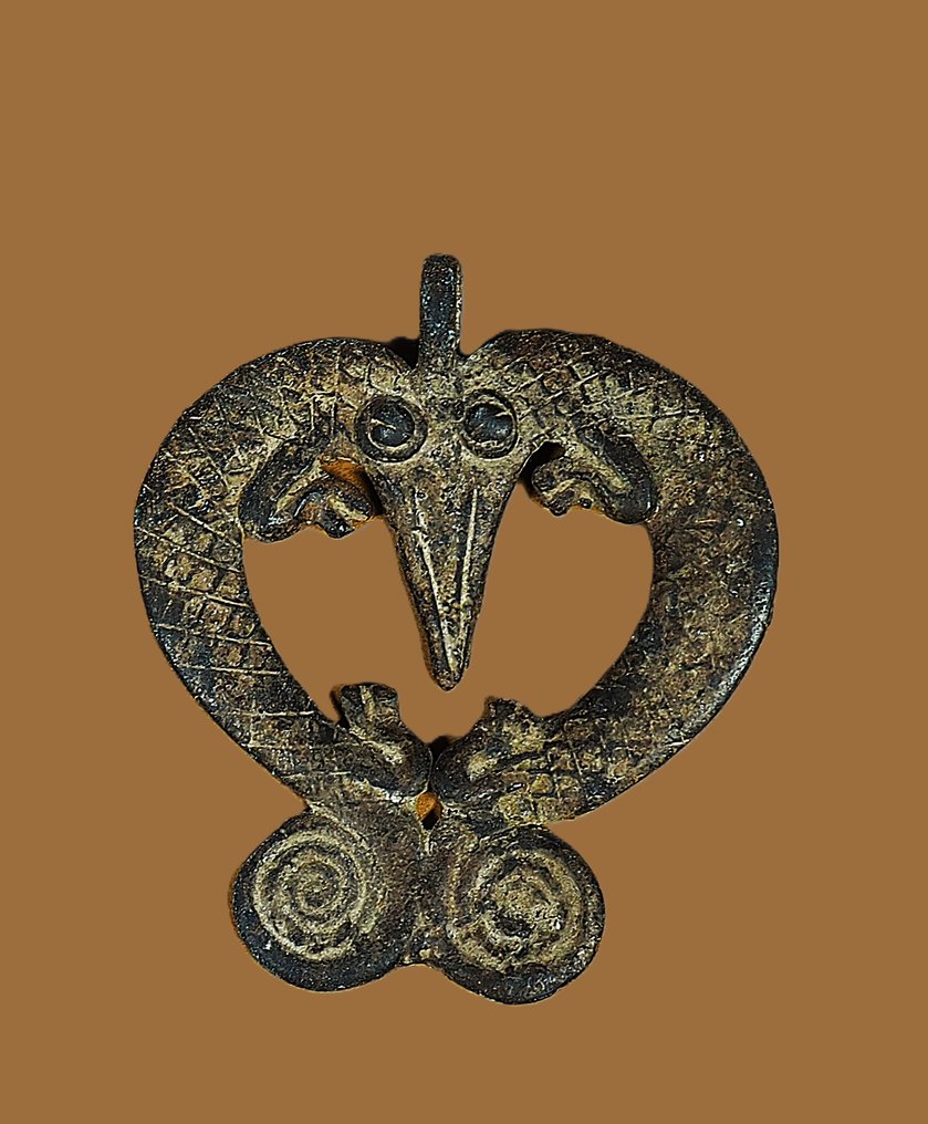 Chameleon talisman pendant. - LORHON/GAN/LOBI - Burkina Faso  (No Reserve Price) #1.0