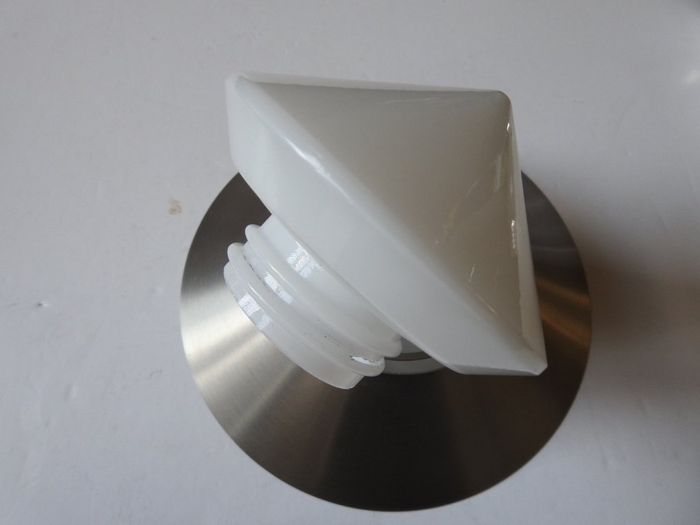 Limburg Glashütte - Lampada a sospensione - vetro e acciaio cromato - gli anni '90 #2.1