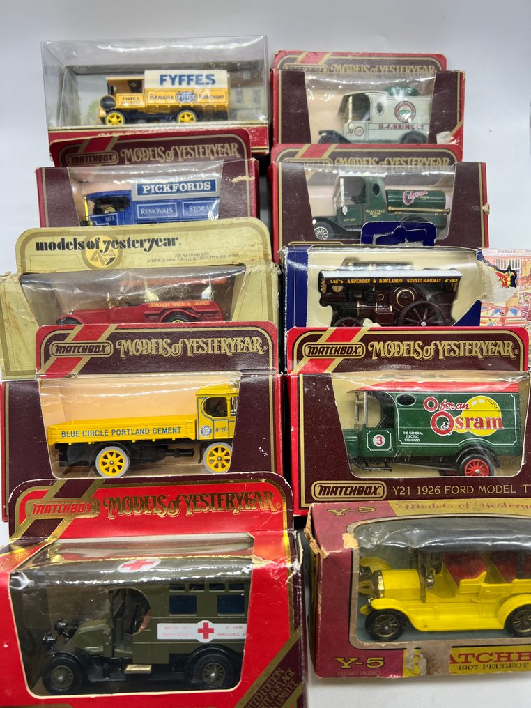 Matchbox 1:35 - Coche a escala  (12) - Matchbox Models of Yesteryear assortment (serie Y) #1.0