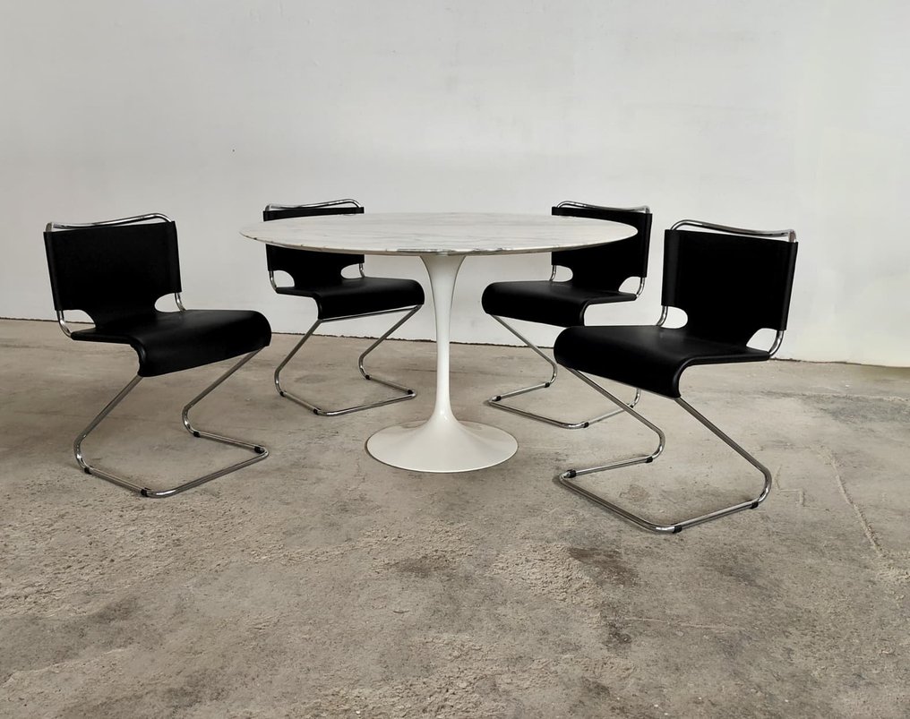Knoll International - Eero Saarinen - Table - Tulip - Aluminium, Marble #2.1