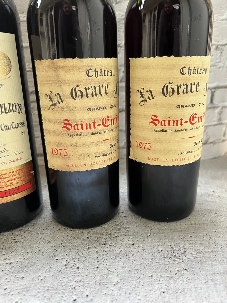 2006 1981, 1980 Chateau Laniote & 1975 x 2 Chateau La Grave Figeac - Saint-Émilion - 5 Flaschen (0,75 l) #2.1