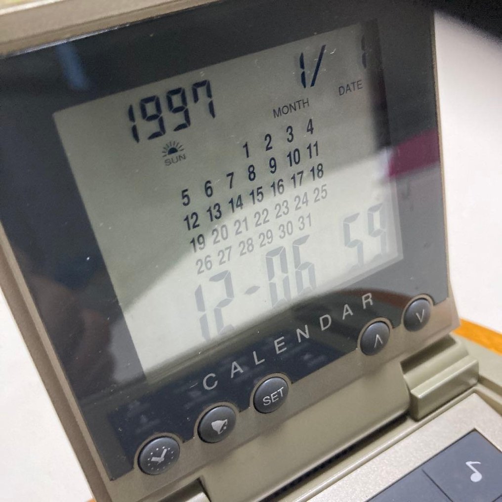 Calculator - 1990-2000 - Vintage World Time Clock Calculator – Desk Model 1997 #2.1