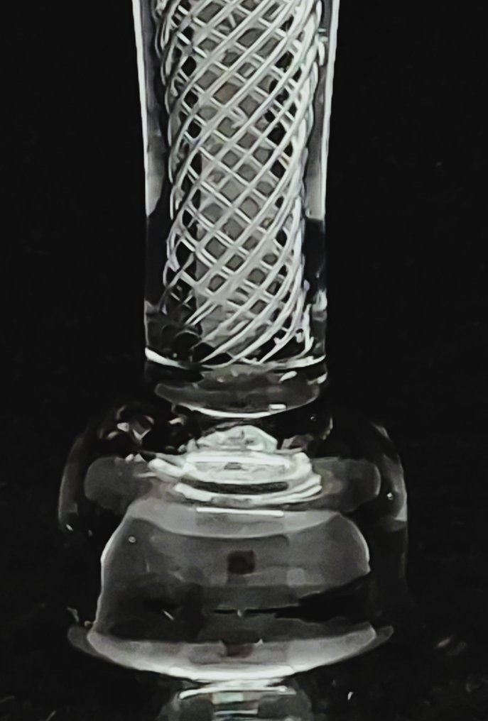 Ποτήρι κρασιού - Γεωργιανό ποτήρι κρασιού - Γυαλί - Air Twist c1750 (19cm) #4.3