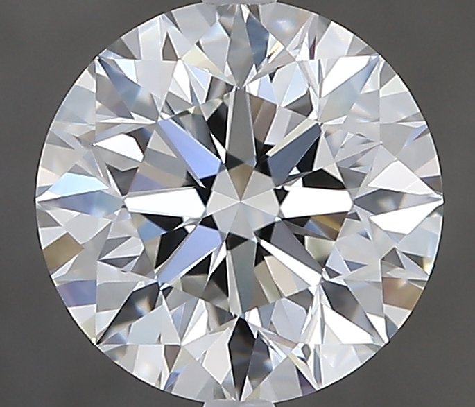 1 pcs 钻石  (天然)  - 2.20 ct - 圆形 - H - VS1 轻微内含一级 - 美国宝石研究院（GIA） #1.0
