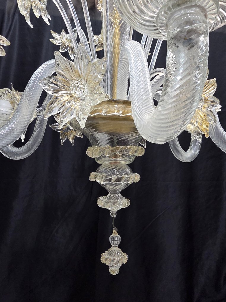 枝形吊灯 - 花 - 穆拉诺玻璃 - 6 luci #3.2