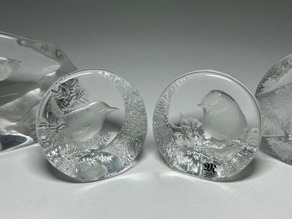 Målerås - Mats Jonasson - 雕塑, Set of 4 - 15 cm - 玻璃 #3.2