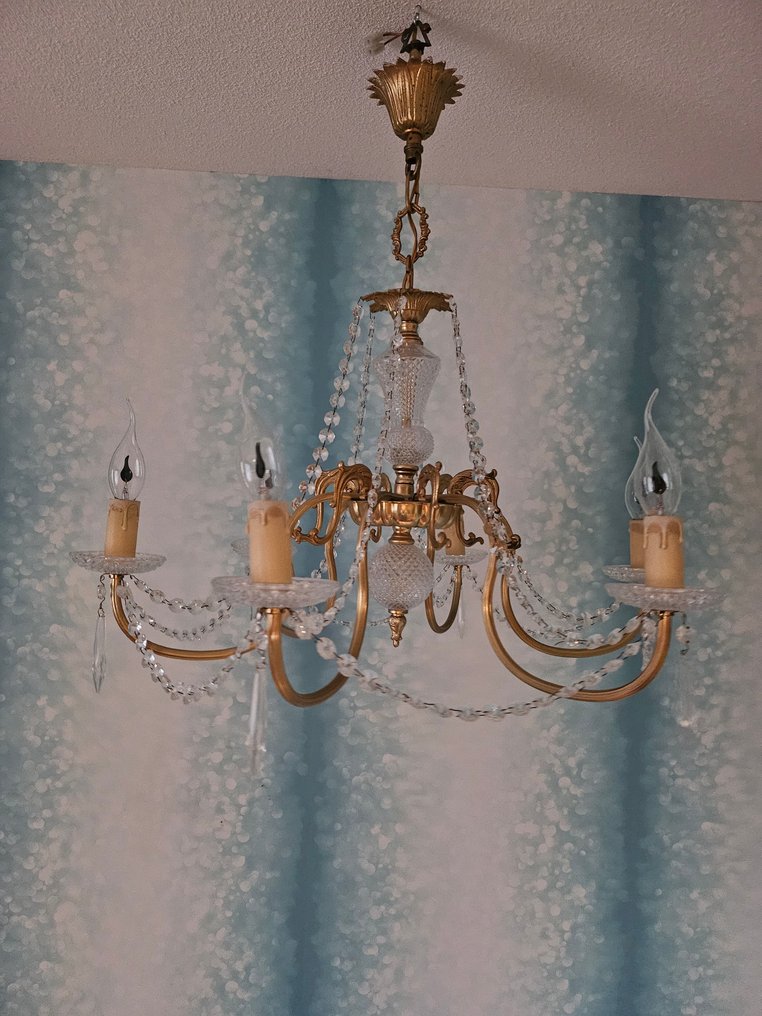 Lampe - Krystal, Messing #1.0