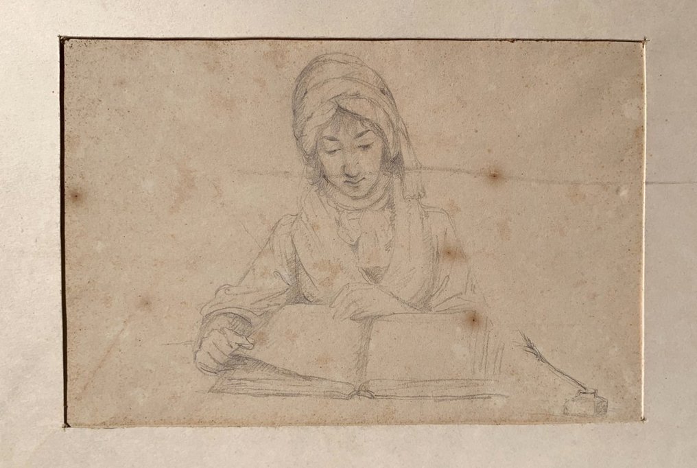 Italian school (XVIII-XIX) - Study for a Writer #3.2