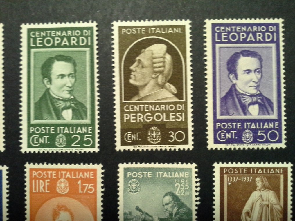 Italy Kingdom 1923/1937 - Complete splendid set MNH *** with perfect, fresh, defect-free gum. #3.2
