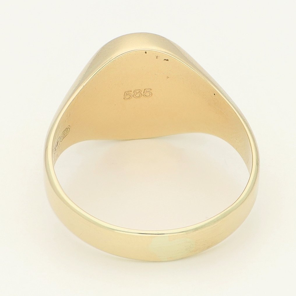 Gyűrű - 14 kt. Sárga arany - Onyx #3.2