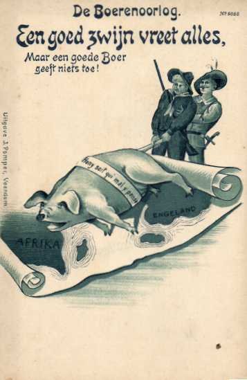 Beautiful series about the Boer War around 1900, with humor and satire. - Postcard (14) - 1900-1900 #1.0
