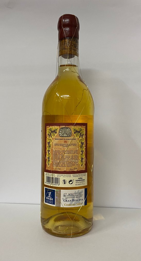 2004 R. Lopez de Heredia Viña Tondonia - Rioja Gran Reserva - 1 Butelka (0,75 l) #2.1