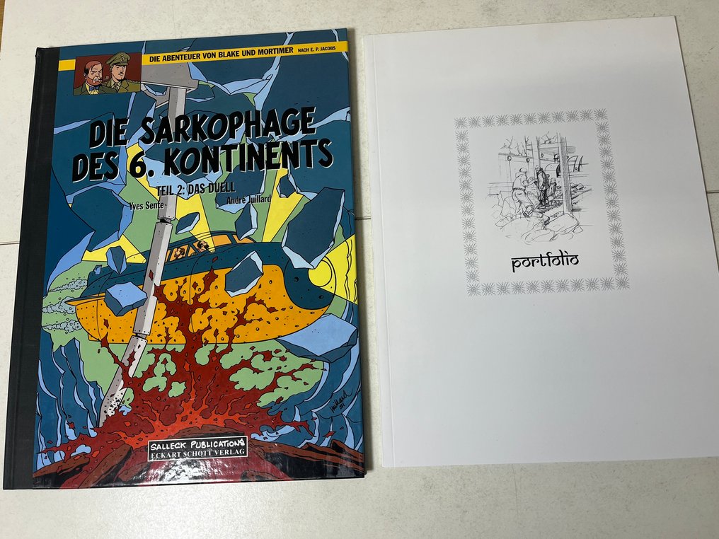 Blake & Mortimer Teil 2: Das Duell + recueil dessins - Die Sarkophage des 6. Kontinents - 1 Album - Edición limitada y numerada - 2004/2005 #1.0
